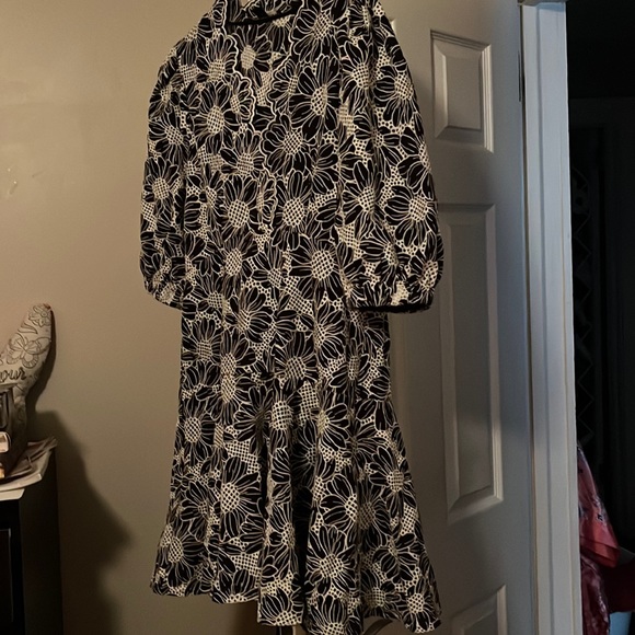 Dresses & Skirts - Brand new Boston Proper dress. The dress is Beautiful .Floral lace Puff sleeve.